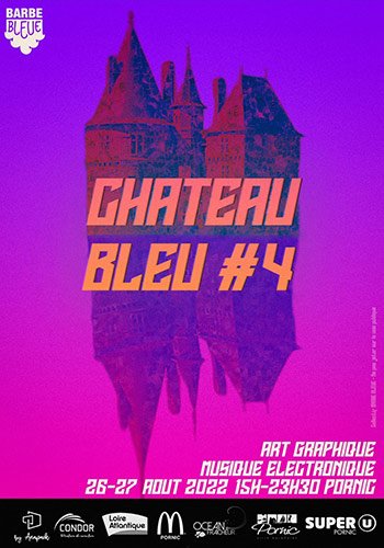 affiche chateau bleu 2022