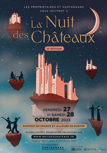 affiche nuit des chateaux 2023