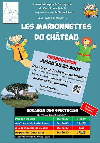 spectacle marionnettes chateau pornic