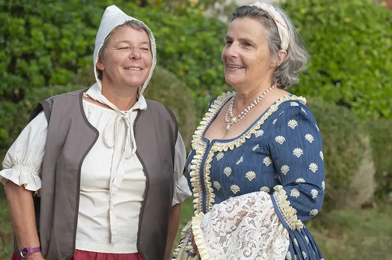 Bénévoles costumées lors de JEP de Pornic
