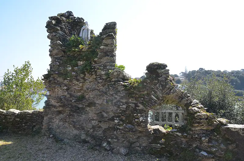 decor ruine château de Pornic