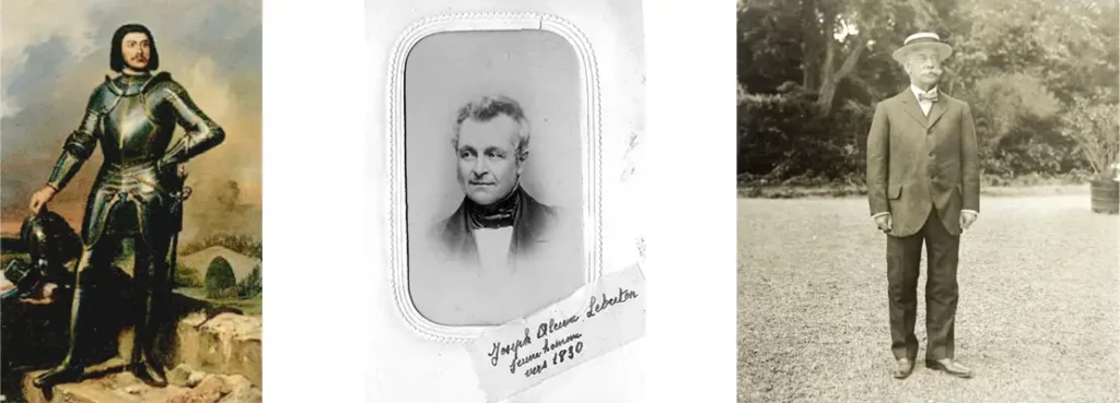 portraits des propriétaires château de Pornic