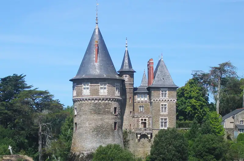 décor naturel pour tournage château médiéval Pornic