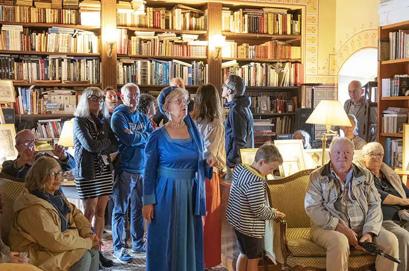 Visite intérieur du château lors des JEP de Pornic